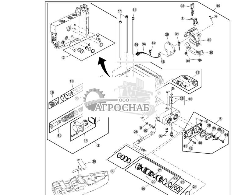 КОМПЛЕКТ ДИСТАНЦИОННОГО УПРАВЛЕНИЯ СЕЛЕКТОРНЫМ РЕГУЛИРОВОЧНЫМ КЛАПАНОМ (4-Й5-Й SCV) - ST122015 677.jpg